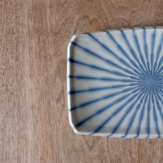 【WEB限定】Focus 白 長角6寸皿 -器市-