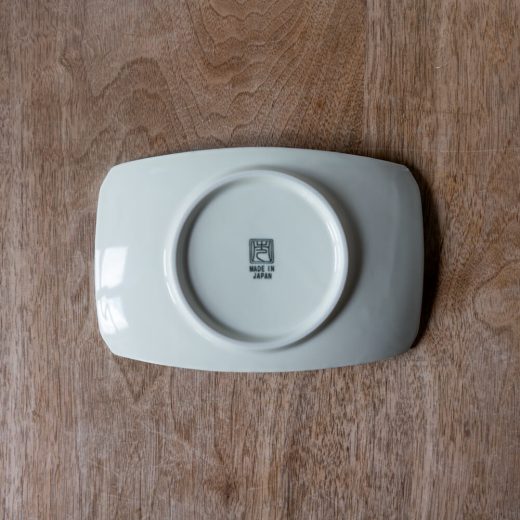 【WEB限定】Focus 白 長角6寸皿 -器市-