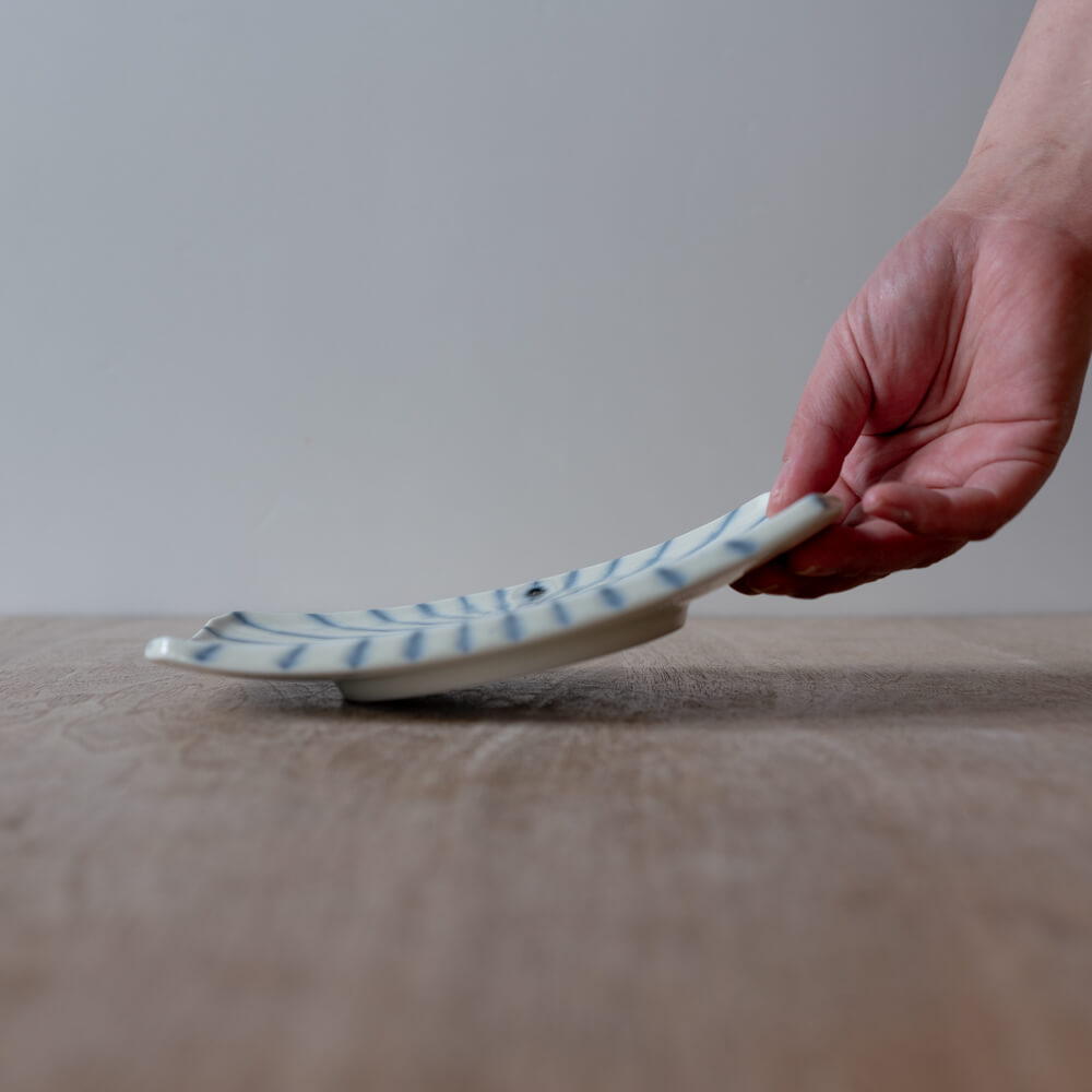 【WEB限定】Focus 白 長角6寸皿 -器市-