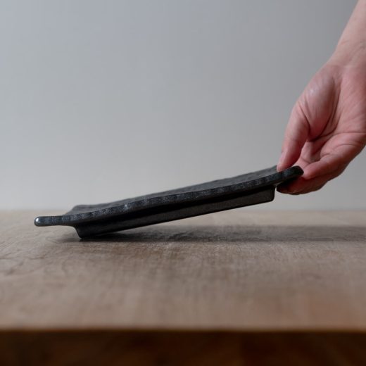 【WEB限定】黒楽 焼物皿 -器市-