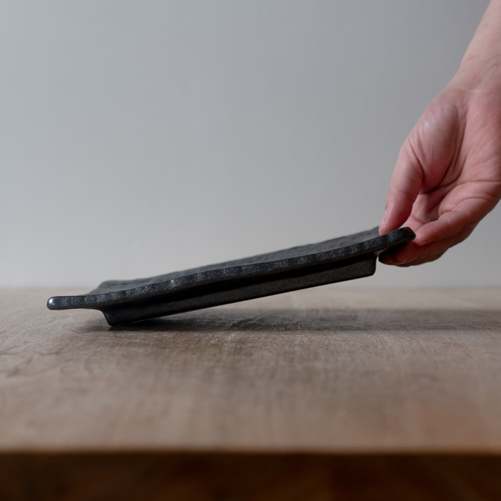 【WEB限定】黒楽 焼物皿 -器市-