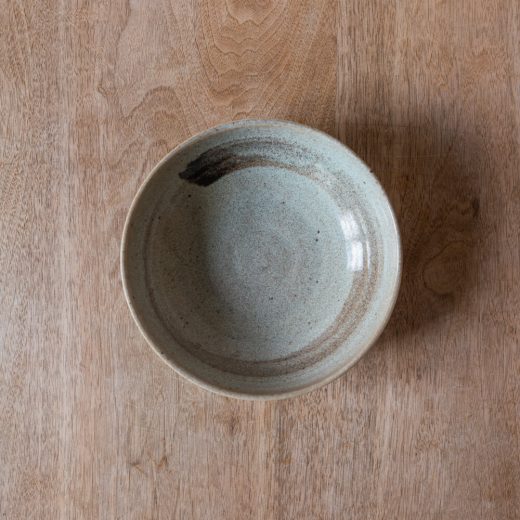 刷毛目 茶 ロクベ6寸ボール -器市-