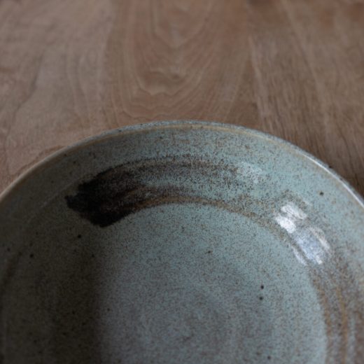 刷毛目 茶 ロクベ6寸ボール -器市-