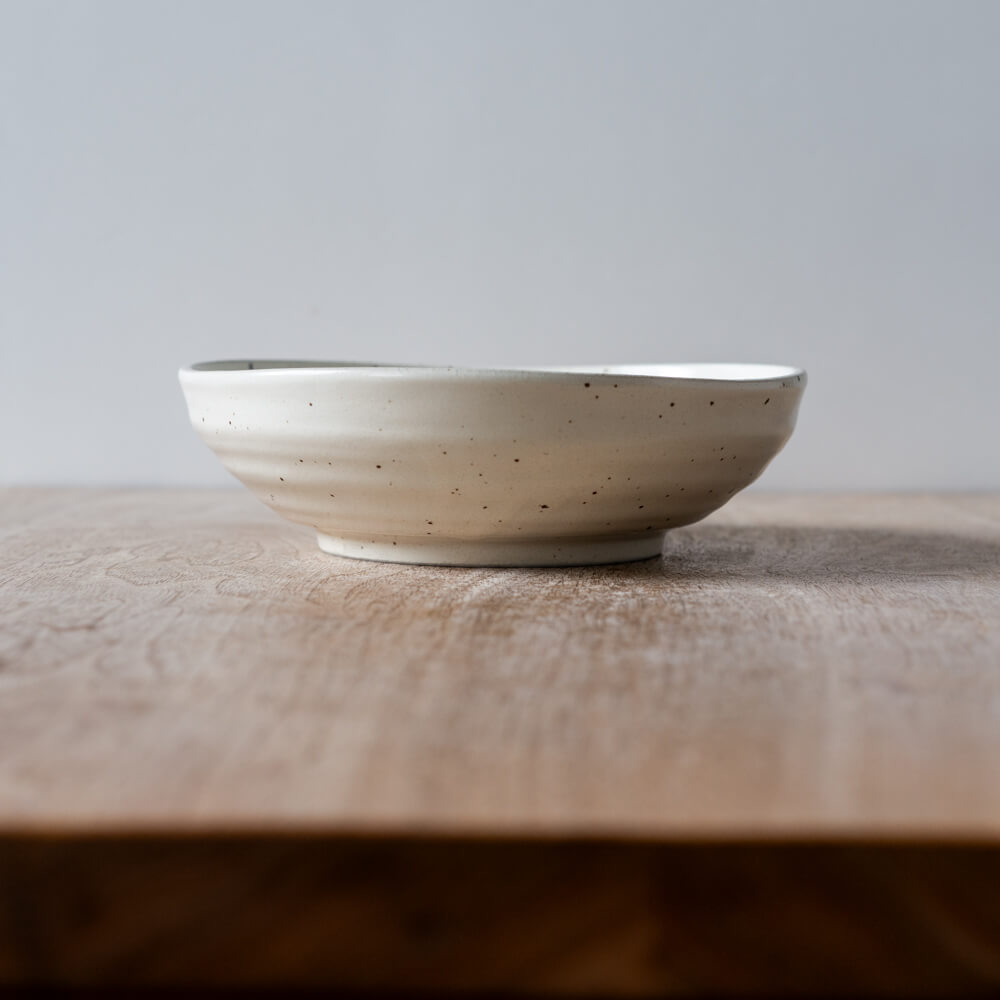 白粉引 ロクベ6寸ボール -器市-