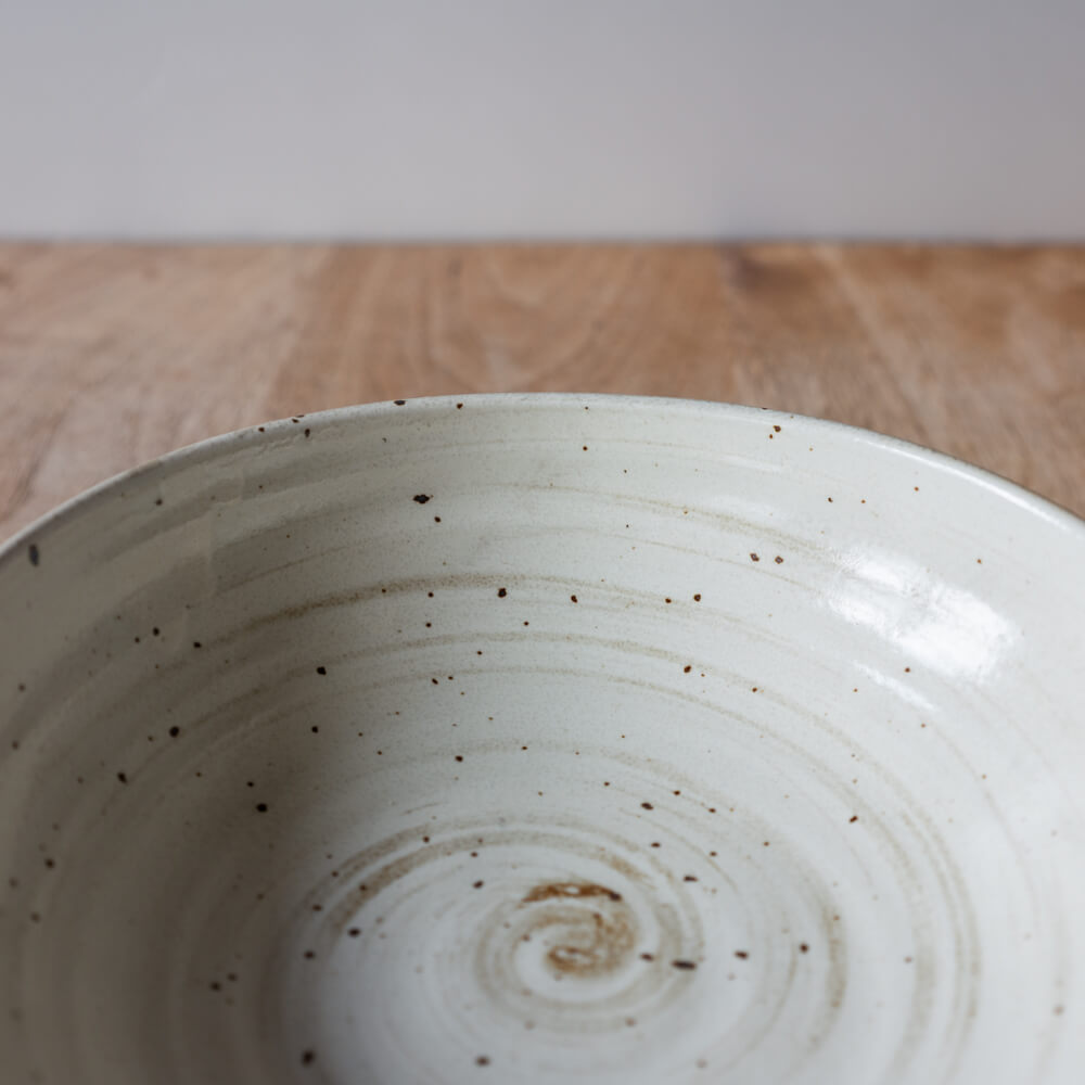 白粉引 ロクベ6寸ボール -器市-