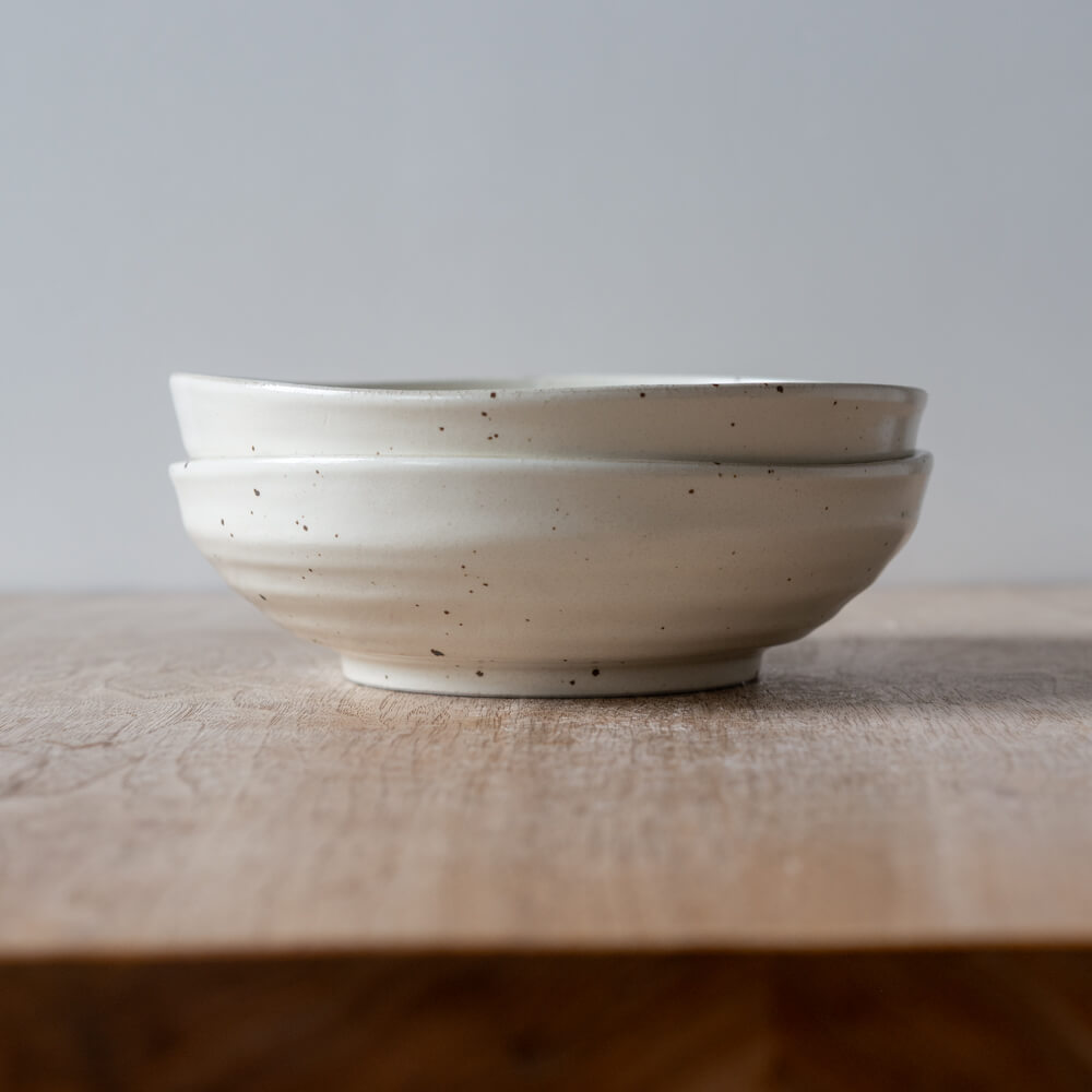 白粉引 ロクベ6寸ボール -器市-