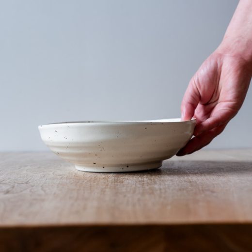 白粉引 ロクベ6寸ボール -器市-