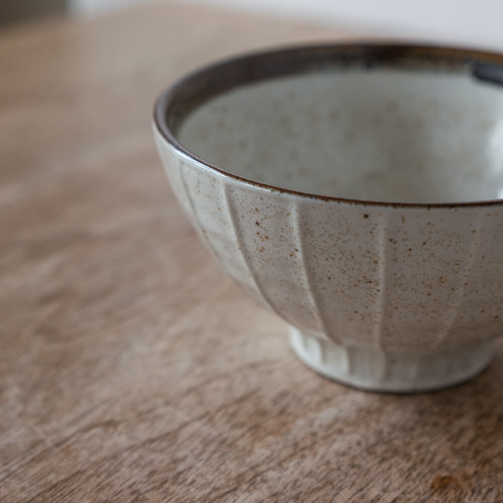 うのふ 縞一珍飯碗 -器市-