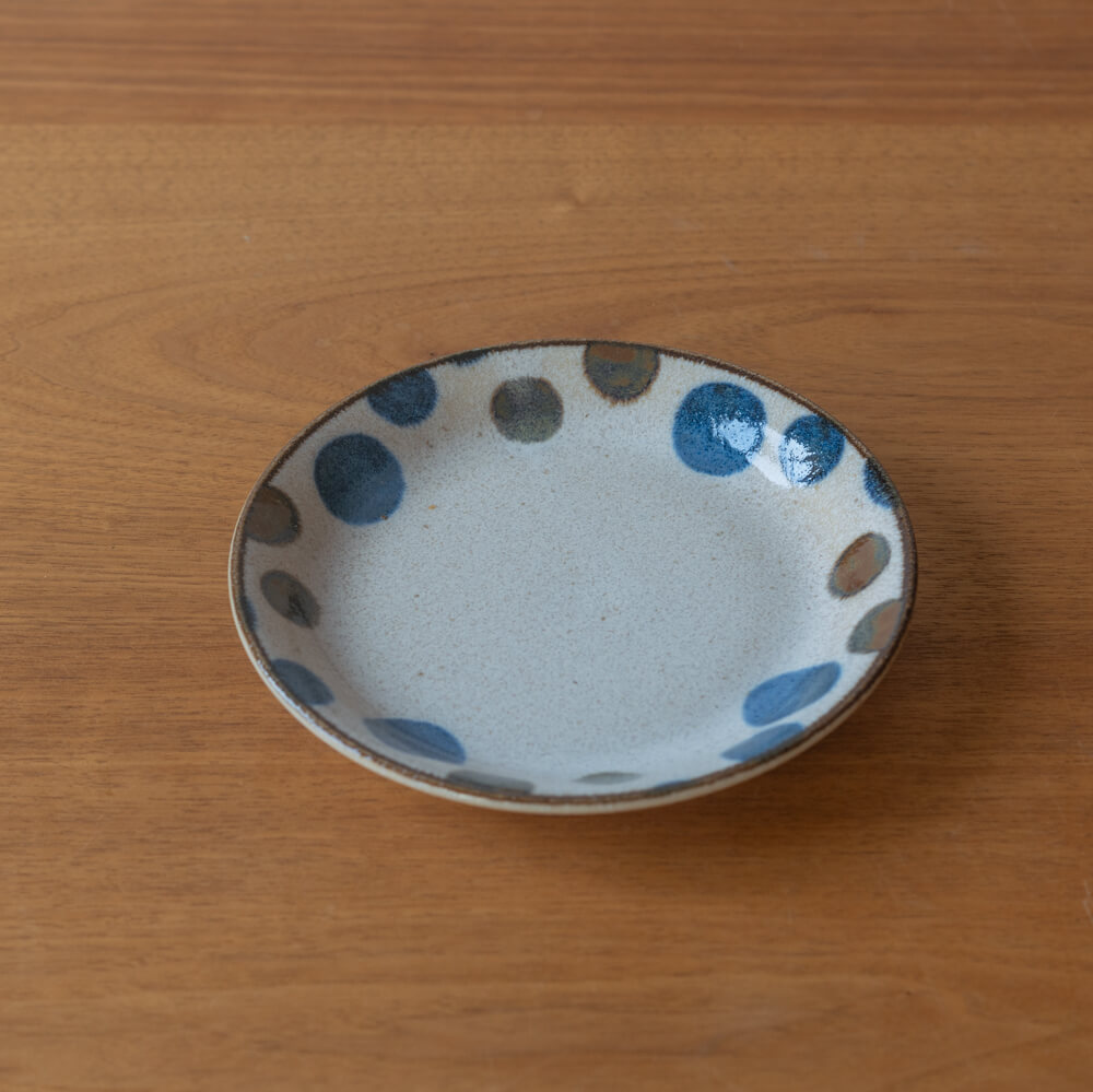 【WEB限定】ぱいかじ5寸皿 星 (ドット) -器市-