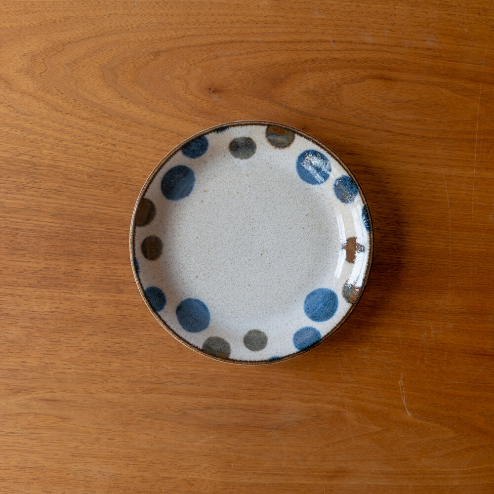 【WEB限定】ぱいかじ5寸皿 星 (ドット) -器市-