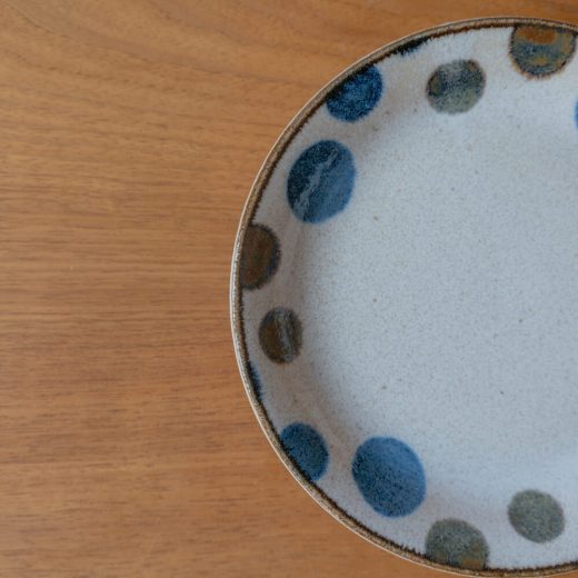 【WEB限定】ぱいかじ5寸皿 星 (ドット) -器市-