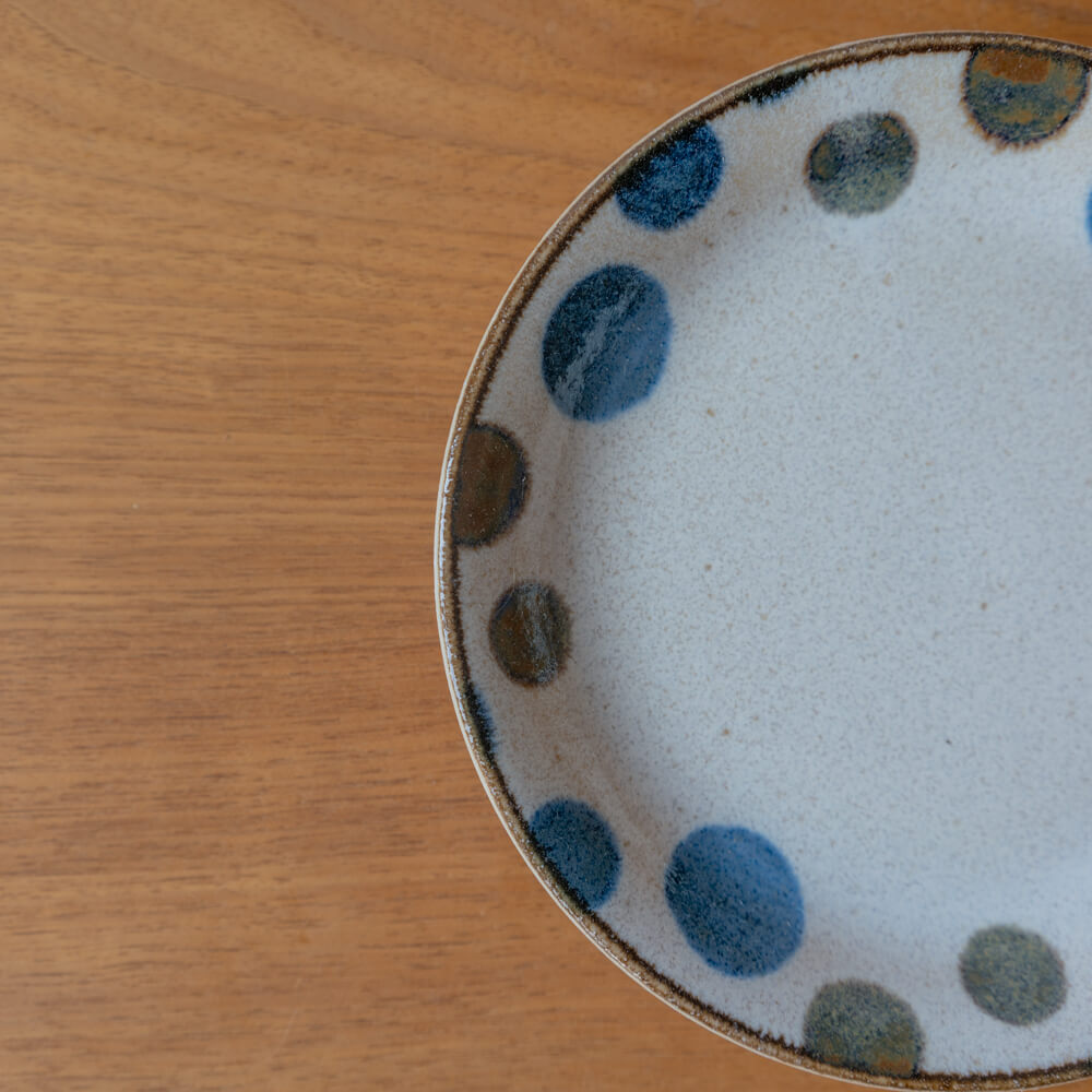 【WEB限定】ぱいかじ5寸皿 星 (ドット) -器市-