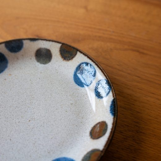 【WEB限定】ぱいかじ5寸皿 星 (ドット) -器市-