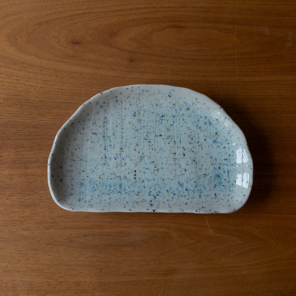 【WEB限定】星屑 半月皿 -器市-