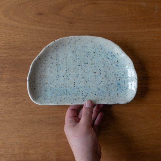 【WEB限定】星屑 半月皿 -器市-