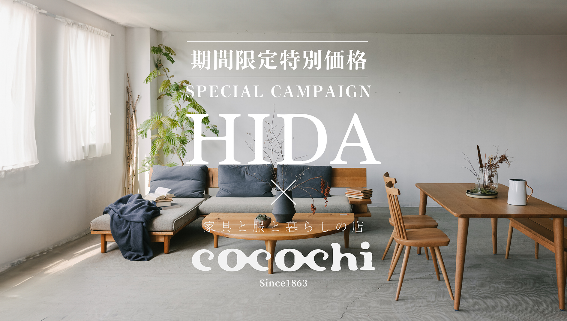 HIDA×COCOCHI スペシャルキャンペーン